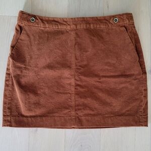 Banana Republic Brown Corduroy Skirt